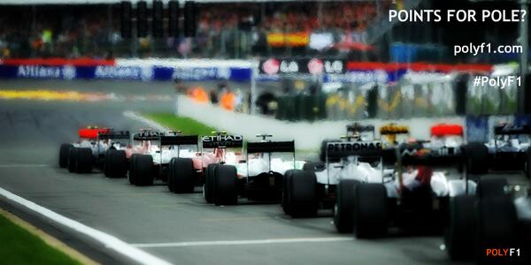 f1poly's tweet image. Would you be a fan of introducing points for pole positions? #F1 #Pole polyf1.com/2014/06/16/poi…