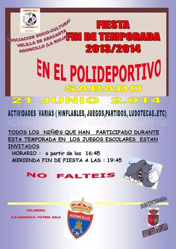 andivamos's tweet photo. Bueno Fiesta fin temporada los peques  toda la tarde y ls mayores en Chusmi por la noche.despues de unaGran temporada http://t.co/RECpBAUJBF