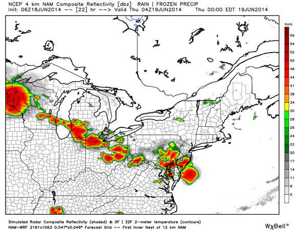 myWeatherNJ's tweet photo. Hot and humid today then strong-to-severe t-storms this evening-overnight. Better chance in SNJ than NNJ. Be safe! JC http://t.co/kQP0k349Ao