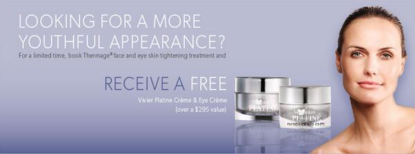 iclsca's tweet photo. Only a couple weeks left to take part in this incredible offer. #thermage #platine #iclsca http://t.co/6PmAf4sOJb