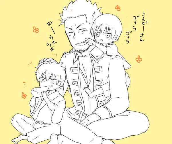 ゴリラは優しい動物だから子供に大人気のはず  #銀魂版深夜のお絵描き60分 