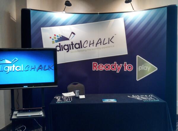 All setup & ready to go at #NextGenLMS conference in Austin. Come by & chat with us! // @digitalchalk