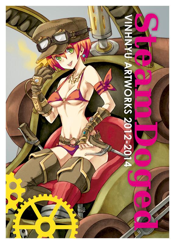 I will release a new artbook at Japan Expo. 58p full color, B5 size with original illustrations, fanarts & sketches. 