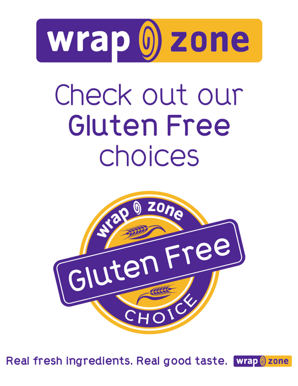 WrapZone's tweet photo. Looking for Gluten Free choices? We've got you covered! http://t.co/FfEDEIjwaH