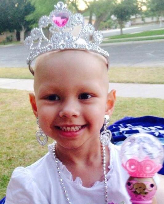 Happy 4th Birthday to Caelynn!  Precious ewing's sarcoma warrior!  #cureewingsarcoma