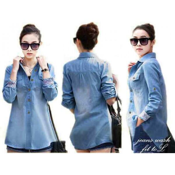 dian92_'s tweet photo. KEMEJA DENIM | IDR 90K| Bahan : Jeans Washed | 089 619 768 098|7D0976AF @Kloseshop #KLOSESHOP http://t.co/WMede9v96A