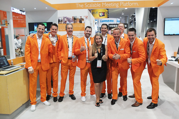 #PexipOnFire at #InfoComm14 booth N1820. We have so many news on show! And brand new suits too!