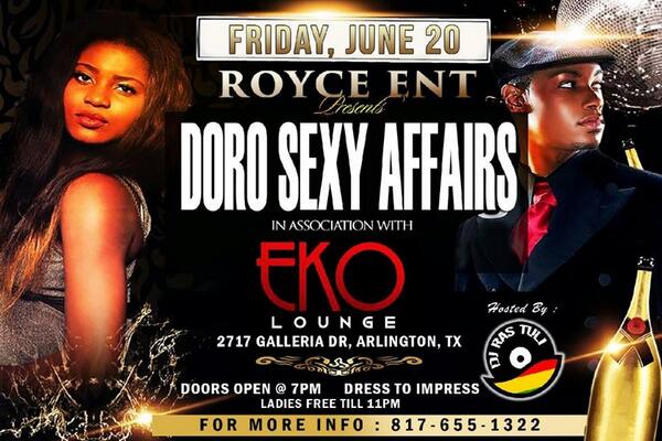 ####This Friday @ Eko Lounge!!!! Newly Upgraded.......come show some love @ 2717 Galleria Drive, Arlington.Texas