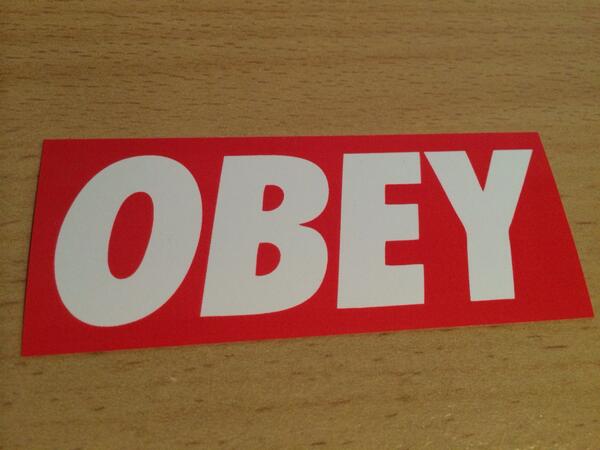 StickerShed's tweet image. New OBEY stock in today! check it out on ebay.co.uk/usr/stickershed