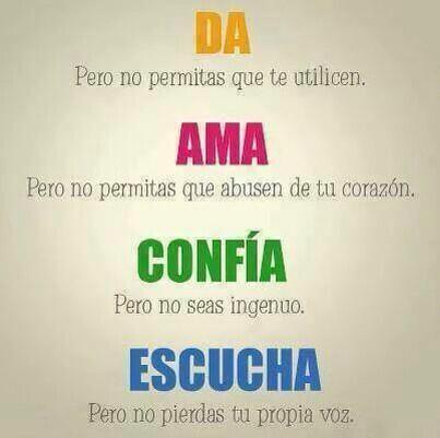 BCNPositiva's tweet photo. Da, ama, confía y escucha http://t.co/Iw70rwLrjT