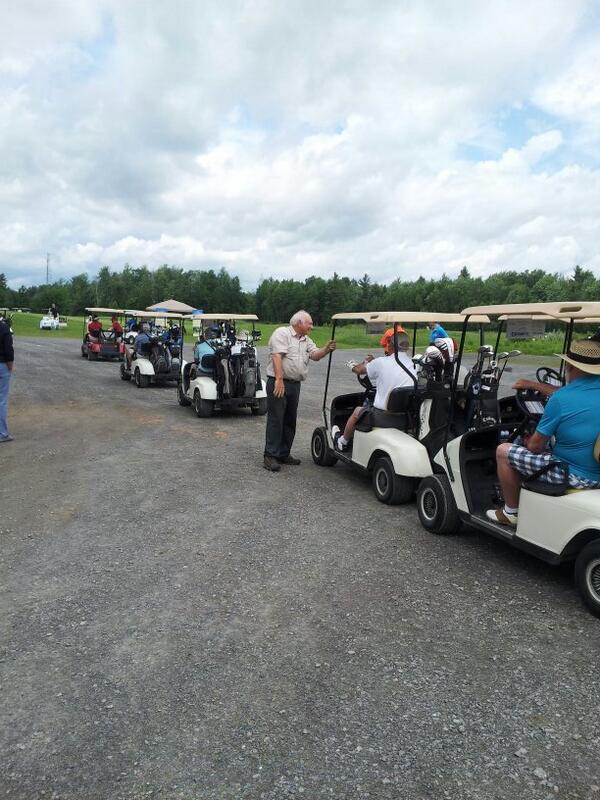 PFaC1's tweet photo. And our golfers are off! Beautiful day for it. @ScottMoffatt21 @MICHAELCTV http://t.co/MEwT236qZN