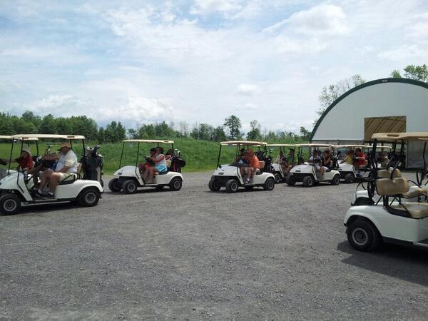 PFaC1's tweet photo. And our golfers are off! Beautiful day for it. @ScottMoffatt21 @MICHAELCTV http://t.co/MEwT236qZN