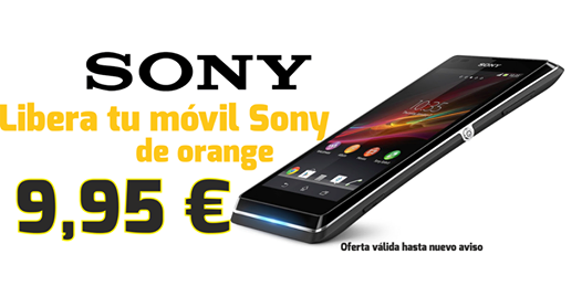 Codigo_SIM's tweet image. #CopaMundialEspanaChile #EspanaSIpuede hoy ganamos y para celebrarlo libera tu Sony Orange por sólo 9.95€ #ofertas
