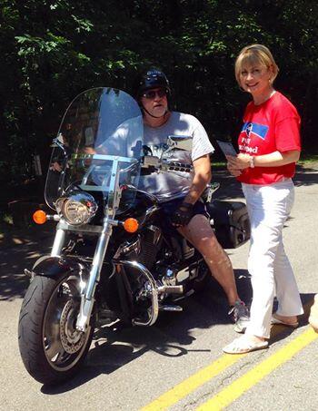 ElectPatsy's tweet photo. Harleys for Hazlewood. Watch out for our biker friends! http://t.co/6hi3vWk18b