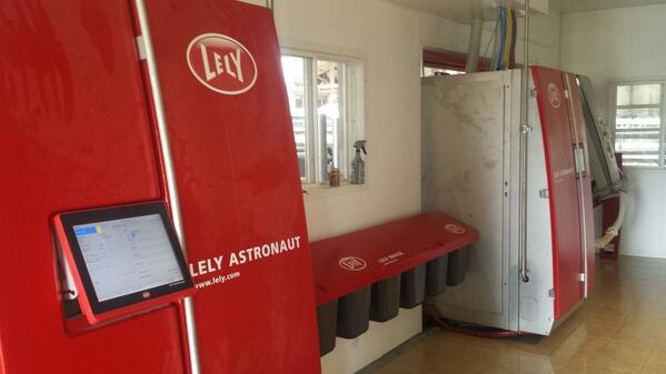 Two more lely robots started this week!! #lely #roboticmilkers