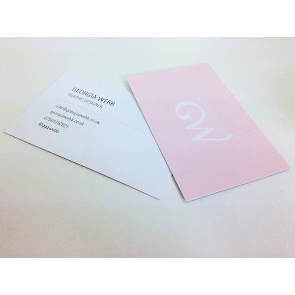 My business cards have arrived...