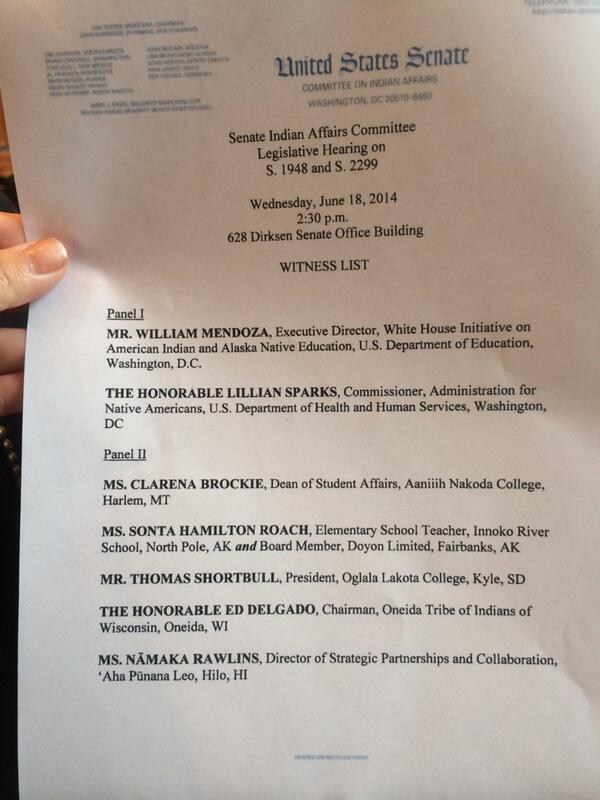 Senate Hearing on Proposed Bill 1948!! Right now #SBill1948 #SaveNativeLanguages