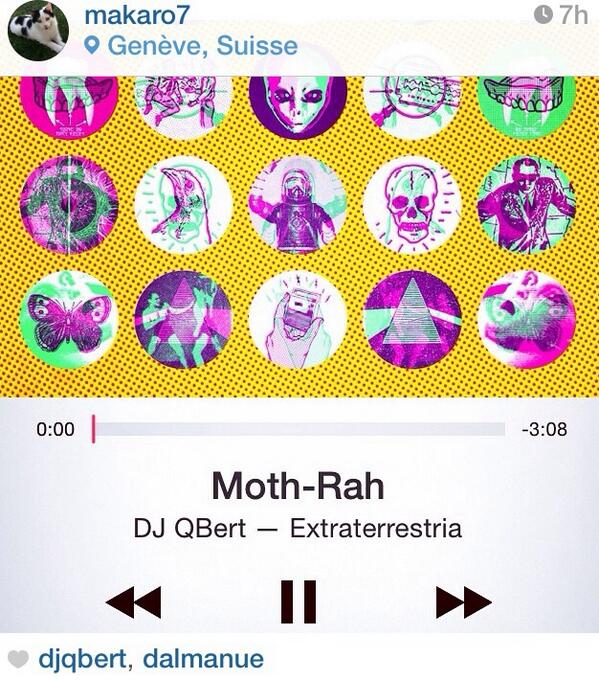 makaro's tweet photo. OMG, one of my all-time hero @DJQbert just released TWO gorgeous new LPs, #Extraterrestria &amp; #Galaxxxian on repeat... http://t.co/l6PY49rcrU