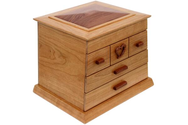 NickJonesDesign's tweet image. This box was designed around a center "secret" drawer which is held in place by a hand forged brass pin.