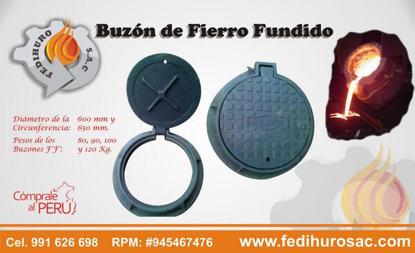 FEDIHUROSAC's tweet photo. Buzón de Fierro Fundido de 60 cm. y 65 cm. De diámetro http://t.co/MdEwg8kEGw
