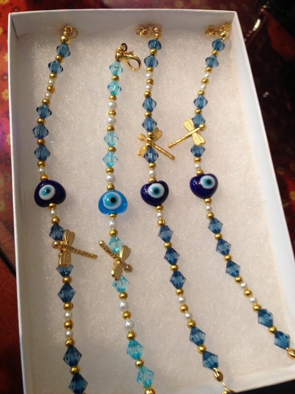 May_Accessories's tweet image. #dragonfly #evileye #crystal #bracelet #armcandy #summer #trendy #jewelry #small #wrist