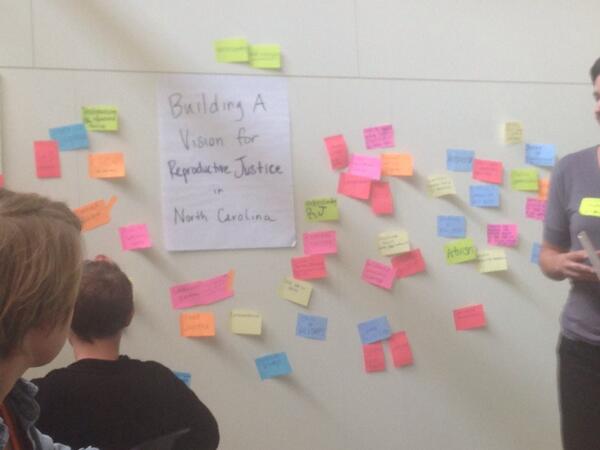 Talking about action around reproductive justice. #inspiring #RJSummitNC