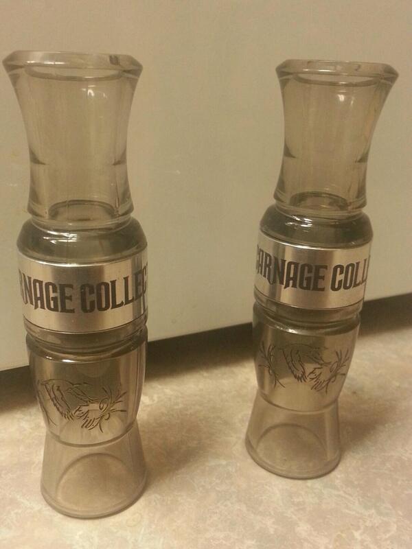 Jerdevries's tweet image. Hey folks! got the entire line of Foiles goose and duck calls! Also FAW logo Calls too! Buy a call get shirt! Pm us