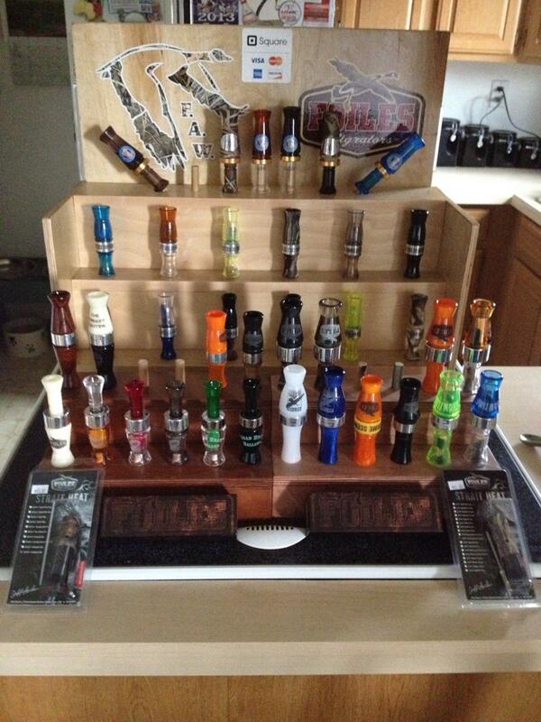 Jerdevries's tweet image. Hey folks! got the entire line of Foiles goose and duck calls! Also FAW logo Calls too! Buy a call get shirt! Pm us