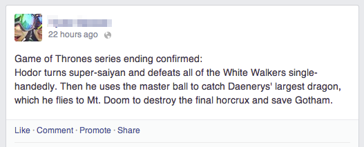 danygonebad's tweet photo. GRRM we've finished it for you #GameOfThrones http://t.co/c55PVBbQ2k