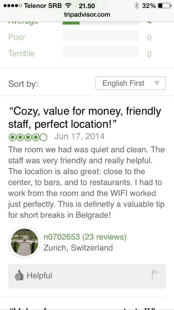 CityCodeGH's tweet image. #tripadvisor #Reviews #guestpost #thankyou #guesthouse #accommodation #belgrade #Serbia