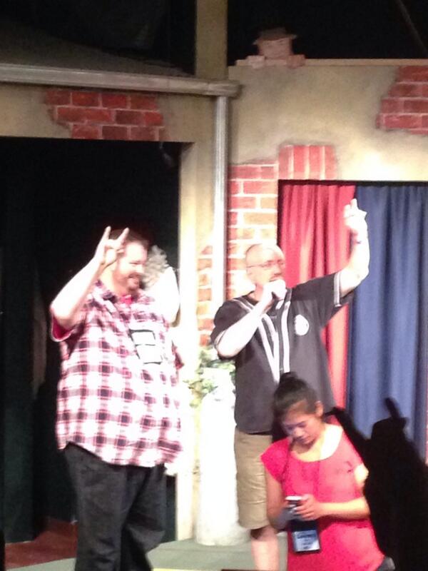See, everyone- quiet coyote is real, even at the ComedySportz World Championship! #CSz30