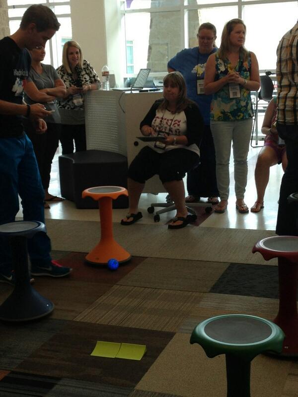 DSTechSquad's tweet photo. Testing Sphero! #iplza14 http://t.co/9IRSCUMVEt