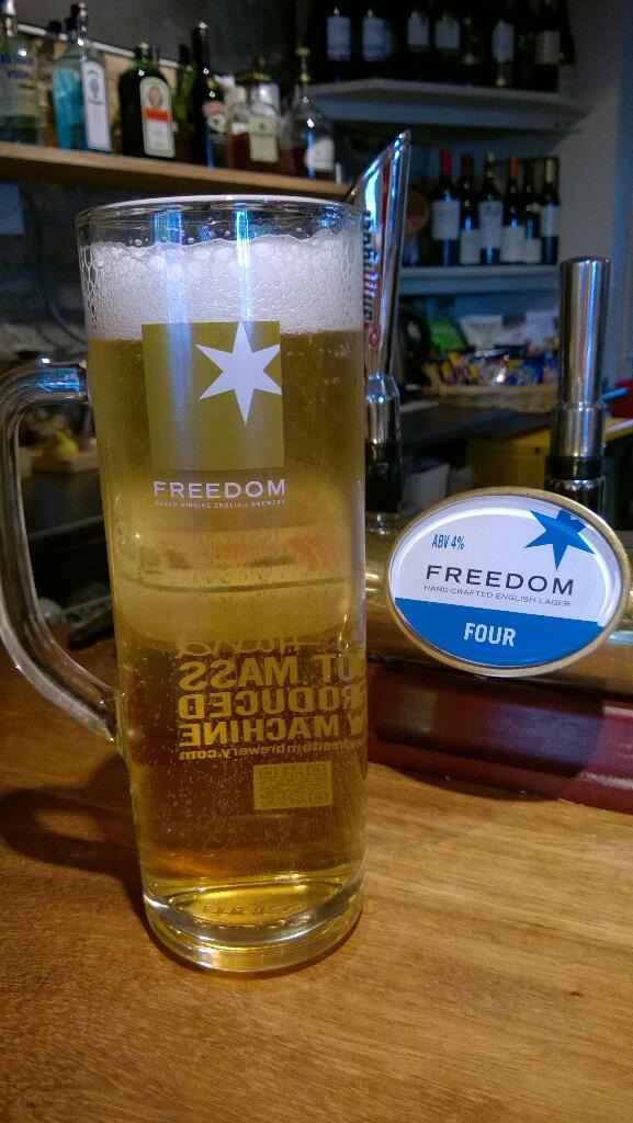 New on the bar at The Crown Inn,Kemerton <a href="/freedombrewery/">Freedom Brewery</a>