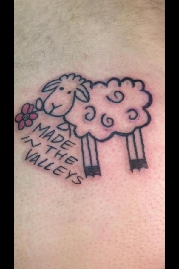Love my new tattoo!
<a href="/MTVTheValleys/">The Valleys</a> would be proud!
I know <a href="/maxinevans/">Maxine Evans</a> is going to be creased