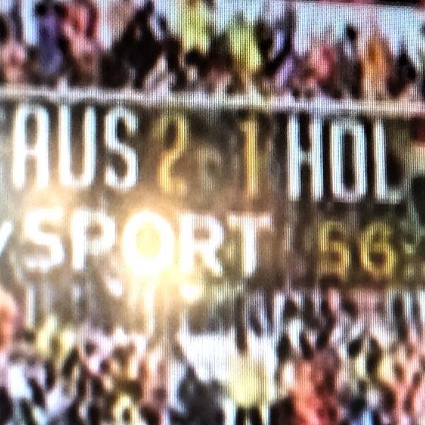 It didn't last long but it was great while it lasted. Good on you <a href="/Socceroos/">CommBank Socceroos</a>, you played an amazing game, very proud!