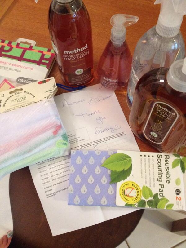 Just got my first shipment from <a href="/ePantry/">Grove Collaborative</a> thanks for the free gift and great products!