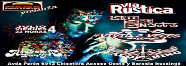 ViaRusticaRock's tweet image. El 4 de julio vamos a estar tocando en Alabama. Los esperamos con mucho #rock #DeZurda y #argento