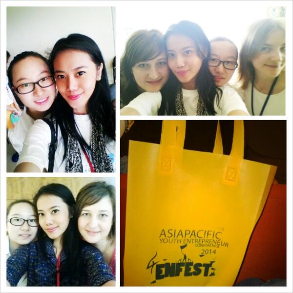 deasalsa_'s tweet photo. With delegations of China and Russia in "Asia Pacific Youth Entrepreneur Conference 2014" 13-15 june at GI #throwback http://t.co/KzqqMBYv8n