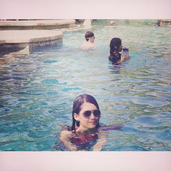 Renang at waterboom ....