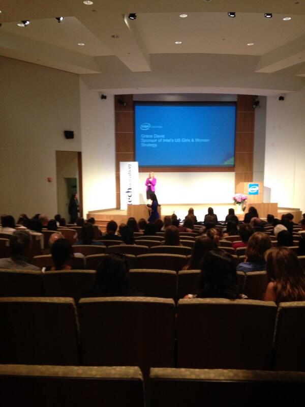 technovation's tweet photo. Welcome to #Technovation by @intel at world pitch!! http://t.co/WFN66VmM1K