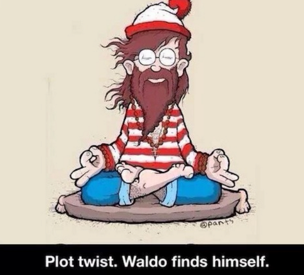 AniaPlav's tweet image. #plotwist   Waldo finds himself