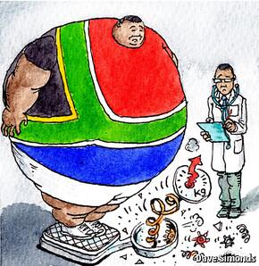 TheEconomist's tweet photo. South Africa no longer has the chunkiest economy in Africa but it still has the fattest people http://t.co/KssrMWXUsa http://t.co/OBvyRvhlVR