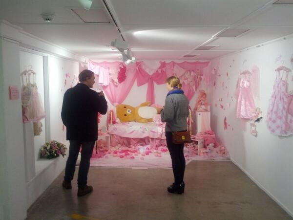 UoNMosquito's tweet image. Manon Marguerite&apos;s &apos;The Pink Room&apos; #UoN #UoNcle #WattSpace
