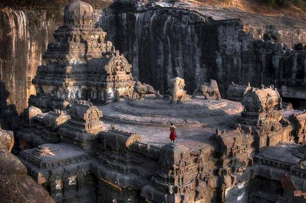 Gabriele_Corno's tweet image. Ellora, North-West of the city of Aurangabad in the Indian state of Maharashtra #architecture