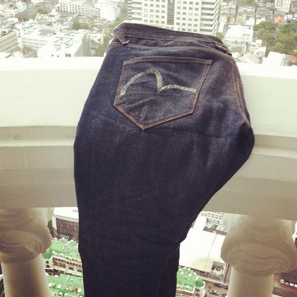 #Regram from @jcnn09 #EVISU #EVISUworldwide #Raw #Denim #Selvedge #Seagull