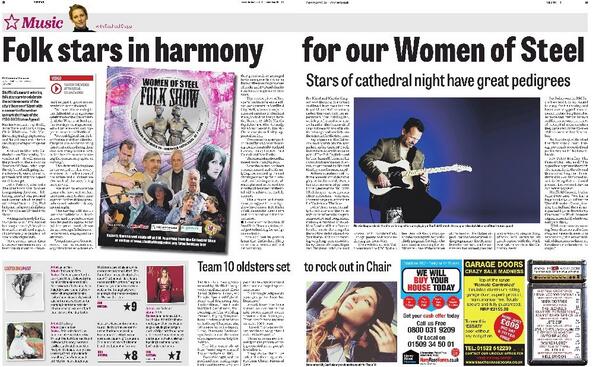 GW1962's tweet photo. BREAKING: Folk superstars to sing @sheffcath for @SheffieldStar backed @SWomenOfSteel tix £18 http://t.co/6ZmjYZPSIp http://t.co/J03RV2LWPZ