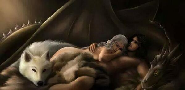 Jon Snow and Daenerys targaryen :-)