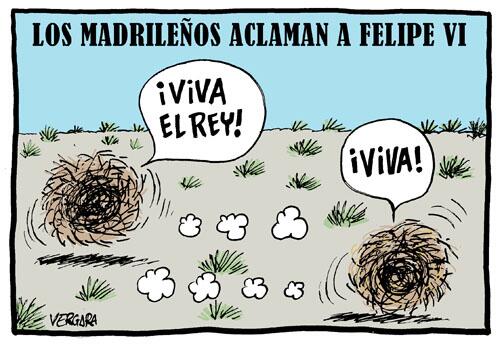 orgulloysatisfa's tweet photo. Los madrileños aclaman a Felipe VI. Por @BeVergara #OrgulloySatisfaccion http://t.co/FO6ksPCvE1