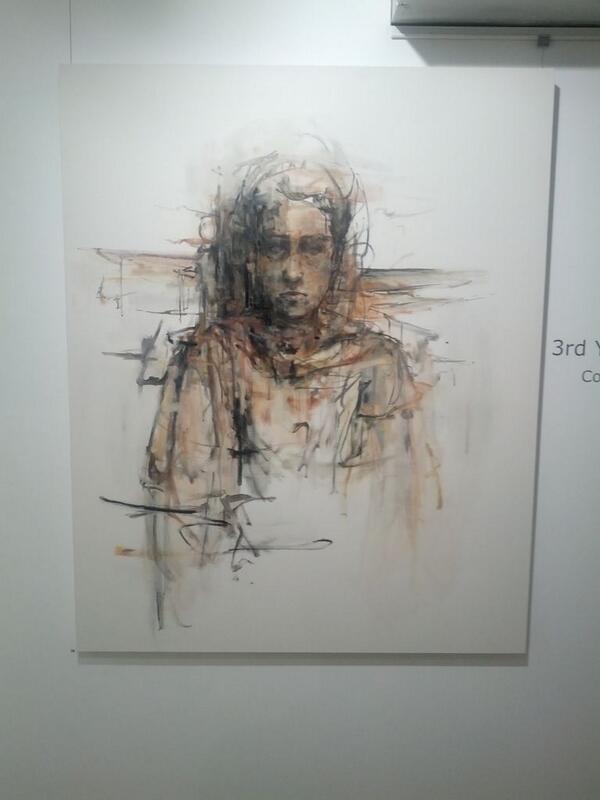 UoNMosquito's tweet image. &apos;Portrait (Space, or a breath)&apos; by Mary Van Gils #UoN #UoNcle #WattSpace