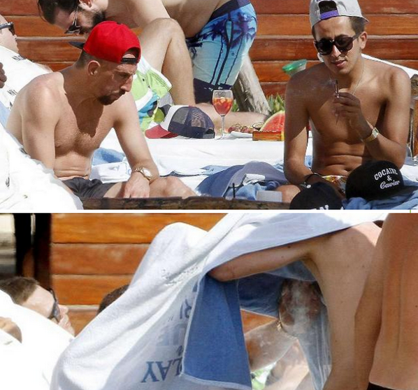 spliffseeds's tweet photo. Franck Ribery spotted #smoking #weed #FRA #HF #WorldCup #spachi #cannabis http://t.co/GjIhpCNt2j